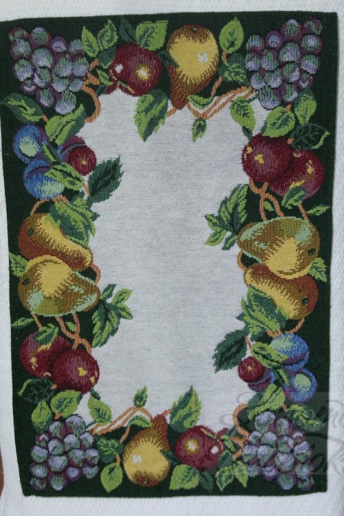 Салфетка для сервировки стола "Яблоки, груши, виноград", 47х32см